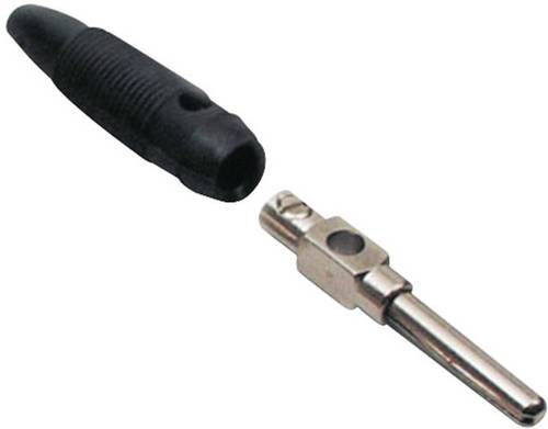BKL Electronic 072150-P Bananenstecker Stecker, gerade Stift-Ø: 4mm Schwarz