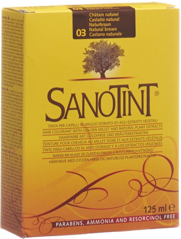 Sanotint Haarfarbe 03 naturbraun 125 ml Tinktur