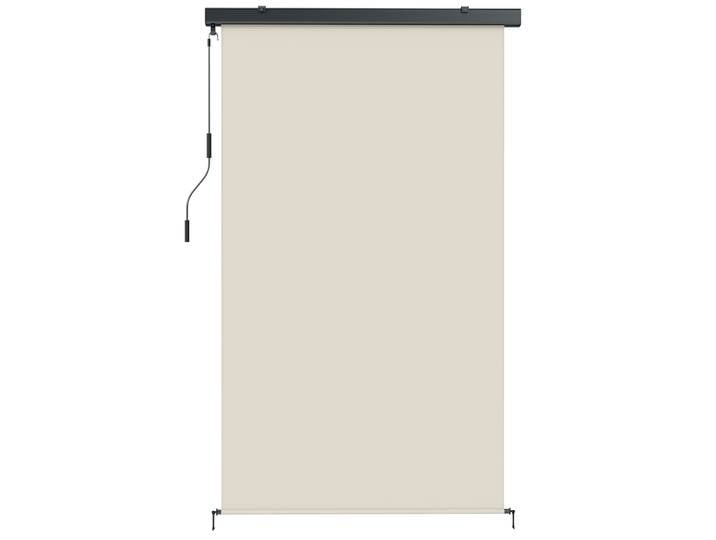 Outsunny Store enrouleur extérieur, store vertical extérieur avec manivelle et cassette en aluminium, 250x160cm, crème