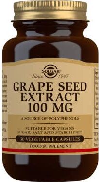 Solgar Uva Extracto de Semilla 100 mg 30vcaps