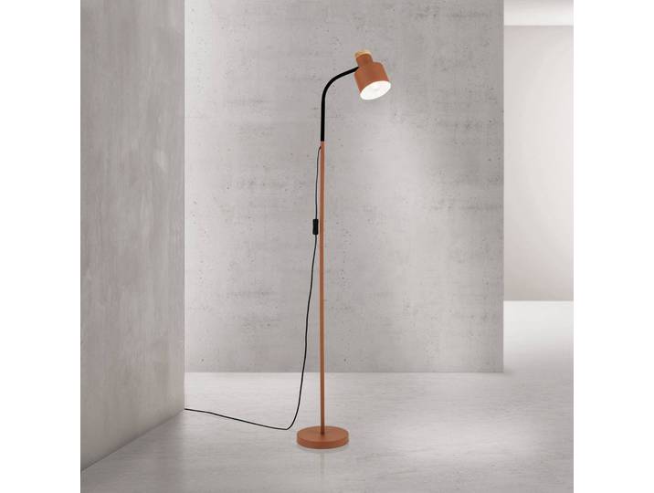 ORION Stehlampe Gili, rot, für Wohn- / Esszimmer, Metall, Modern, Stehlampe