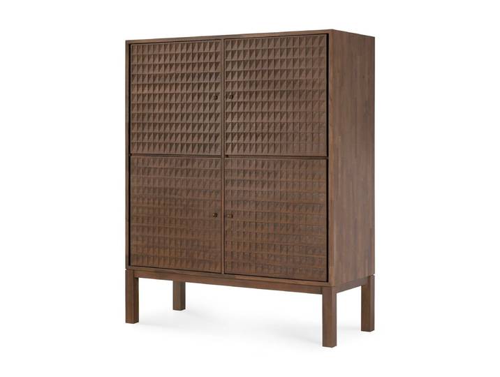 Ethnicraft Sono Schrank lackiertes Teak hellbraun
