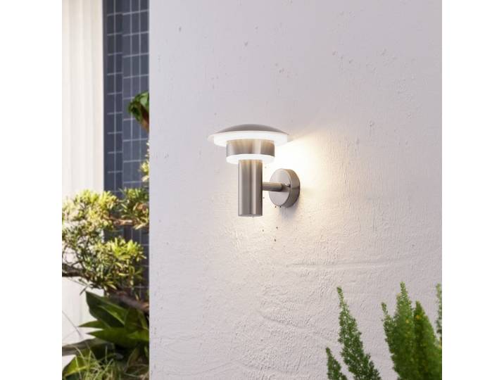 Lillie Applique Murale d'Extérieur Steel - Lindby - Terrasse - Moderne - Métal - À ampoule unique