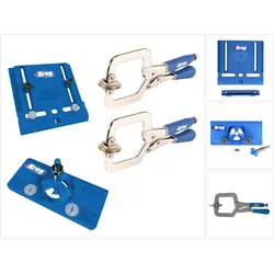 Kreg, Zubehör Maschine, Schrankbau-Set mit Cabinet Hardware Jig ( KHI-PULL ) + Concealed Hinge Jig ( KHI-HINGE ) + 2 x
