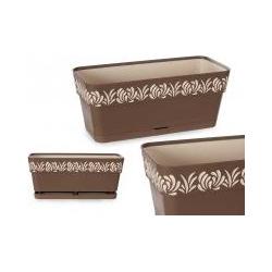 Kerbl Stefanplast Pflanzgefäss Gaia Rechteckig Wasserreserve Turteltaube (30 x 13.30 x 13.30 cm) (44814439)