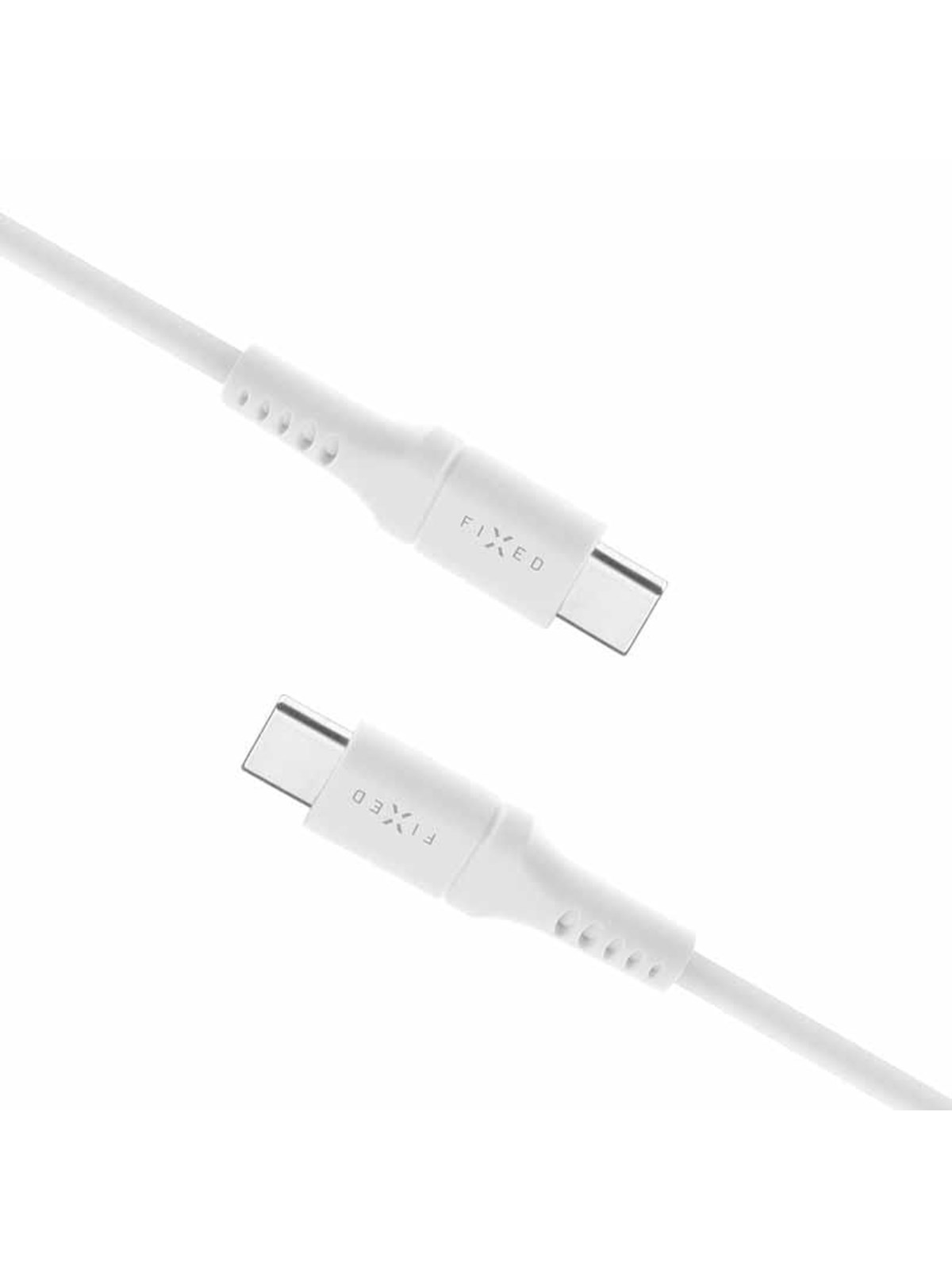 FIXED LIQUID Silicone - 60W - USB-C USB-C - 1.2m - Weiß