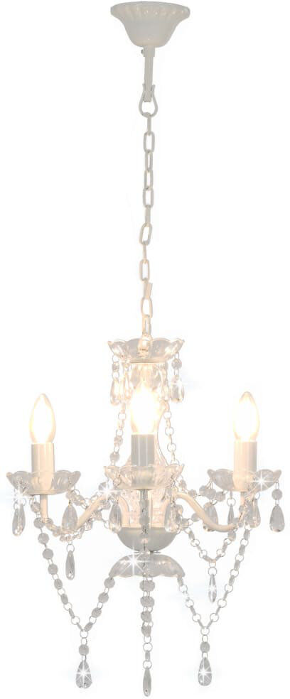 Rosdorf Park Alton 3 - Light Chandelier Pendant White 45cm H X 80cm W X 80cm D