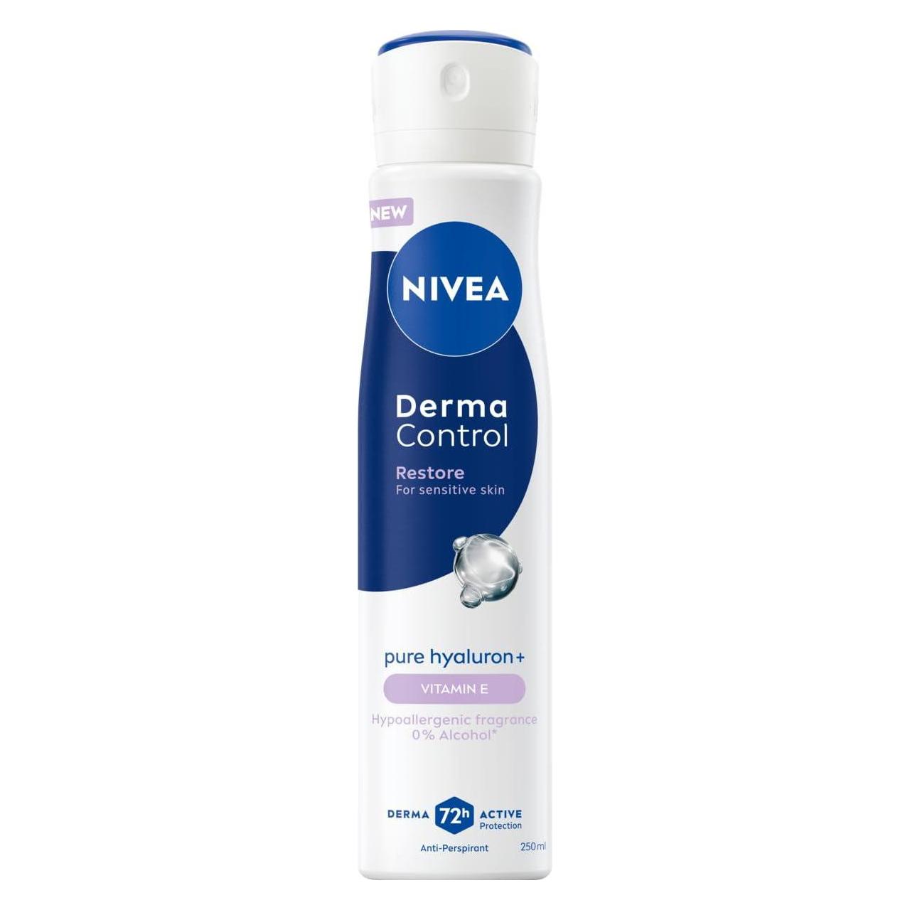 Nivea Derma Control Restore Antiperspirant Spray 250ml (Spray, 250 ml) (60619490)
