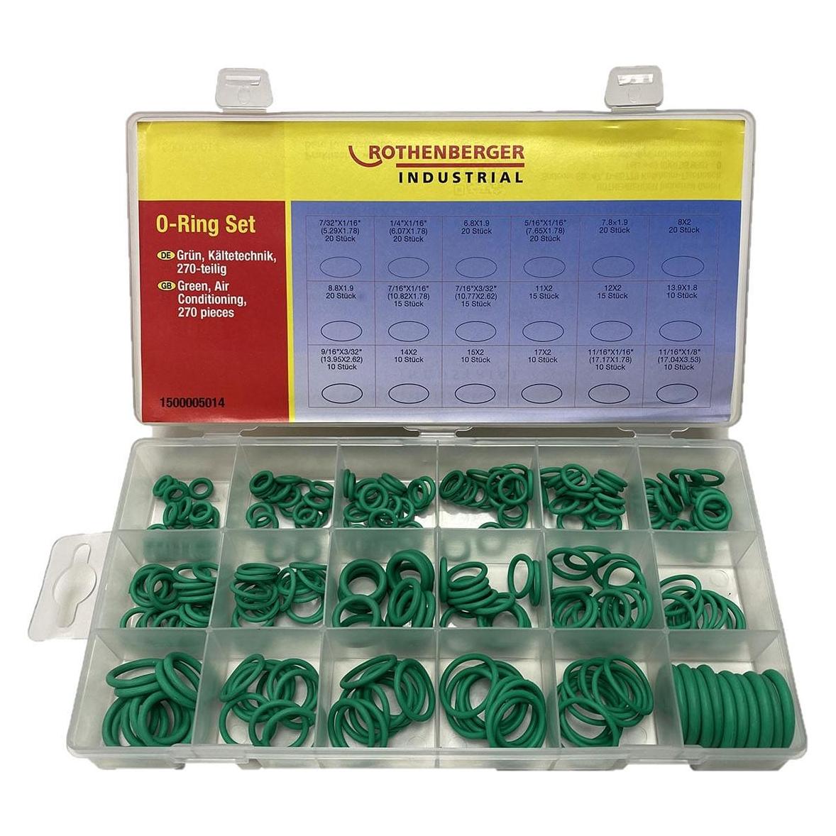 Rothenberger Industrial O-Ring Set - Kältetechnik 270-teilig (1500005014)