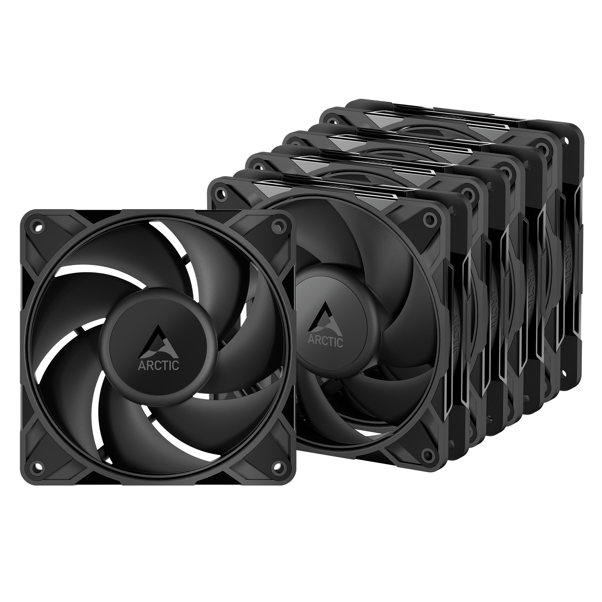 ARCTIC Gehäuselüfter P12 Pro PST PWM 120 mm 5er schwarz 4-pin