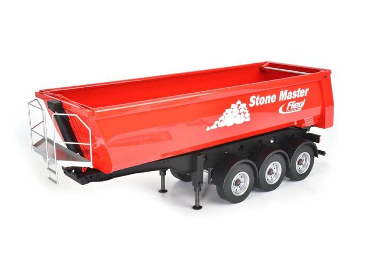 CARSON Carson 1:14 Truck Line LKW - Truck 3-Achs Muldenkipper Fliegl Stone Ma RC-Ladegerät