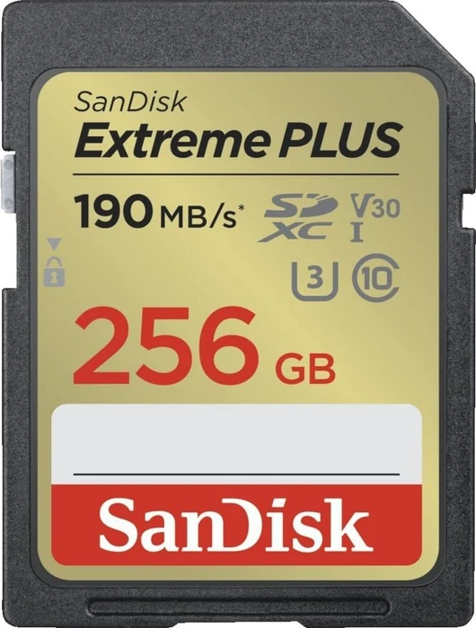 SANDISK SDXC 256GB Extreme PLUS + Rescue PRO Deluxe