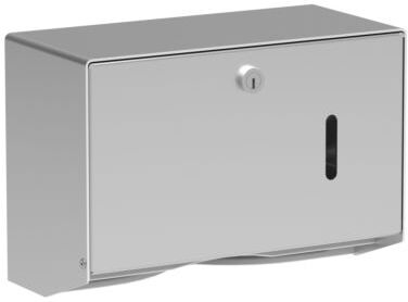 CWS 820 Handtuchspender Universal für 250 Blatt Aluminium eloxiert, mit Zylinderschloss