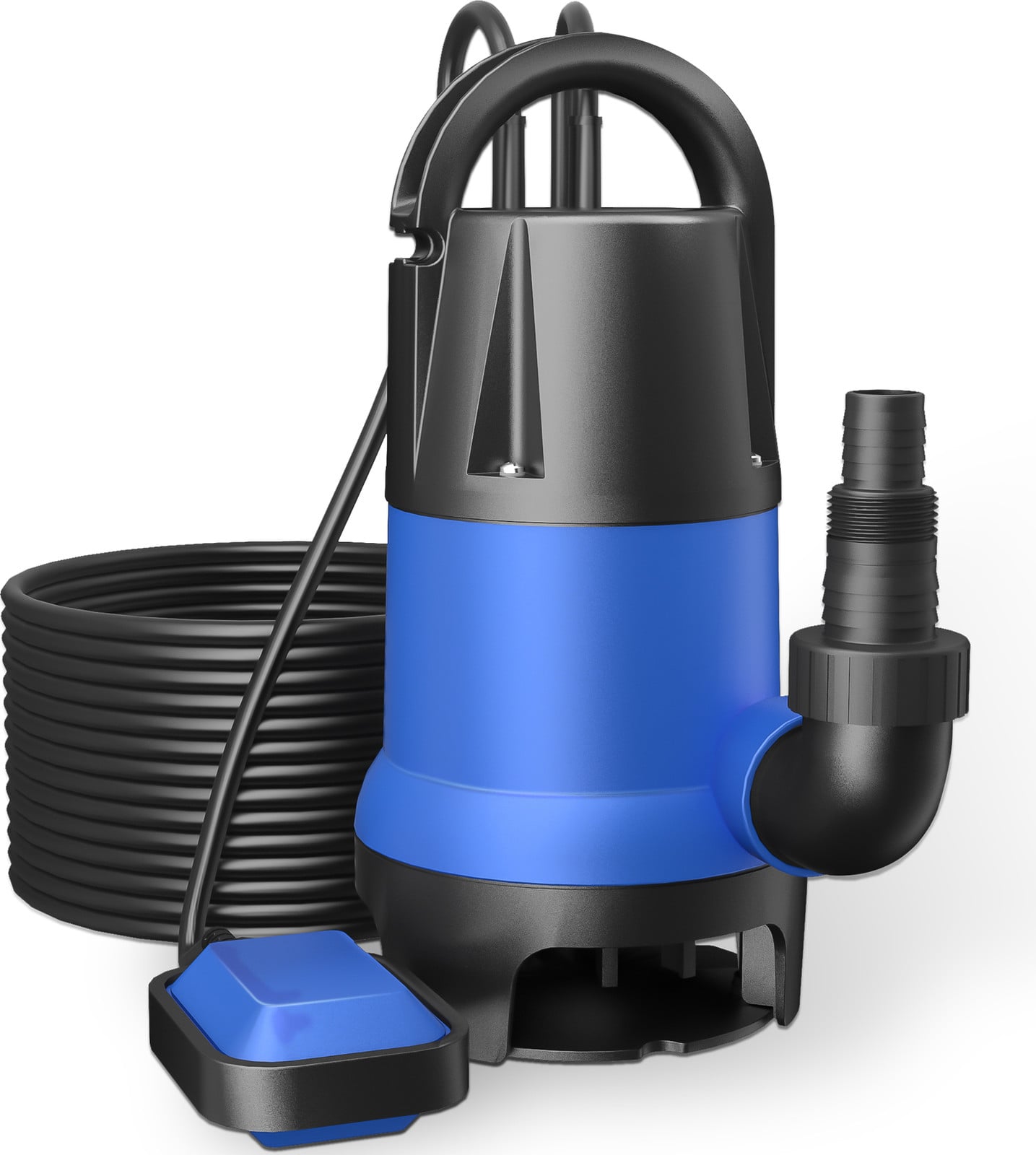 Wiltec Vuilwaterpomp 400 W, 7500 liter per uur, Dompelpomp voor tuin, bron en drainage