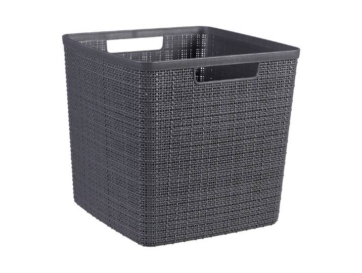 Curver Aufbewahrungsbox Jute Cube 27 × 28 × 28 cm 17 l