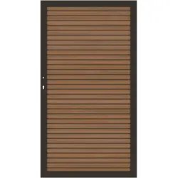 TraumGarten SYSTEM NEO Platinum Tor teak-braun 98 x 180