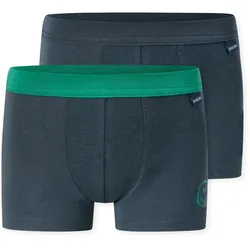 2 Schiesser Jungen-Unterhemden - Jungen - Gr. 104 - dunkelblau