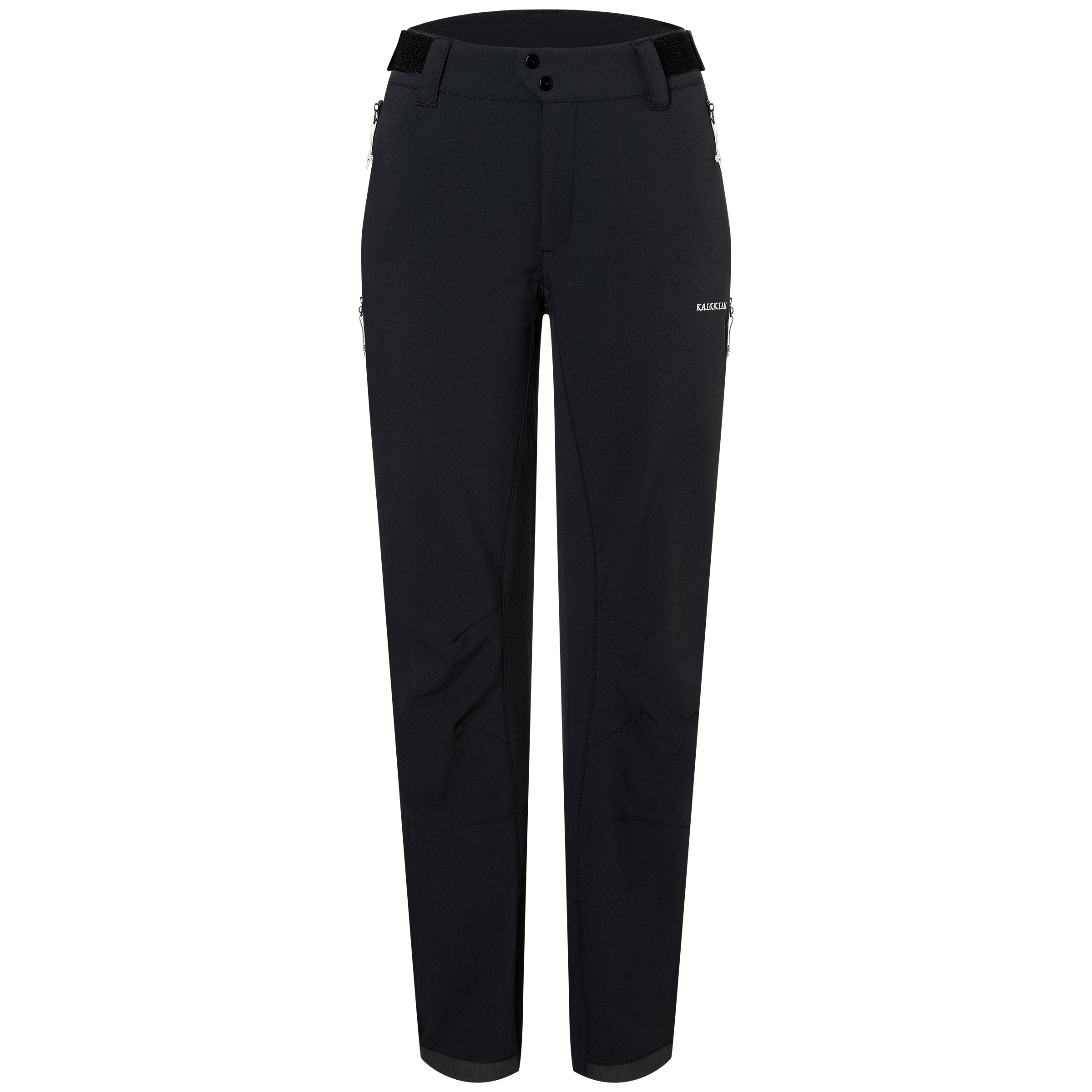 Bergzeit Basics Kaikkialla Varkaus Hose Damen Softshellhose schwarz Größe XS Trekking Wasserabweisend