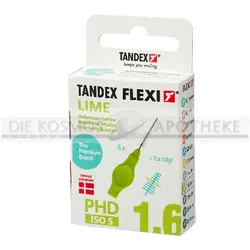 TANDEX FLEXI Interdentalb.PHD 1.6/ISO 5 lime 6 St