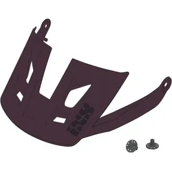 iXS, Motorradhelm Zubehör, Visor + Pins Trigger AM - Raisin