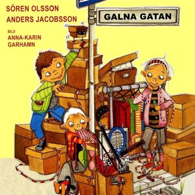 Galna gatan - Anders Jacobsson,Sören Olsson, Audio, 9789188327666