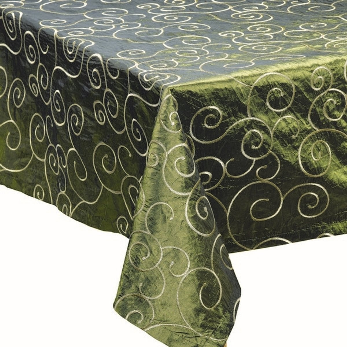 Florence Tafelkleed Textiel Groen 140 x 140 cm