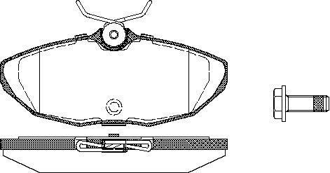 Triscan Bremsbelagsatz, Scheibenbremse 8110 10537 Für Jaguar