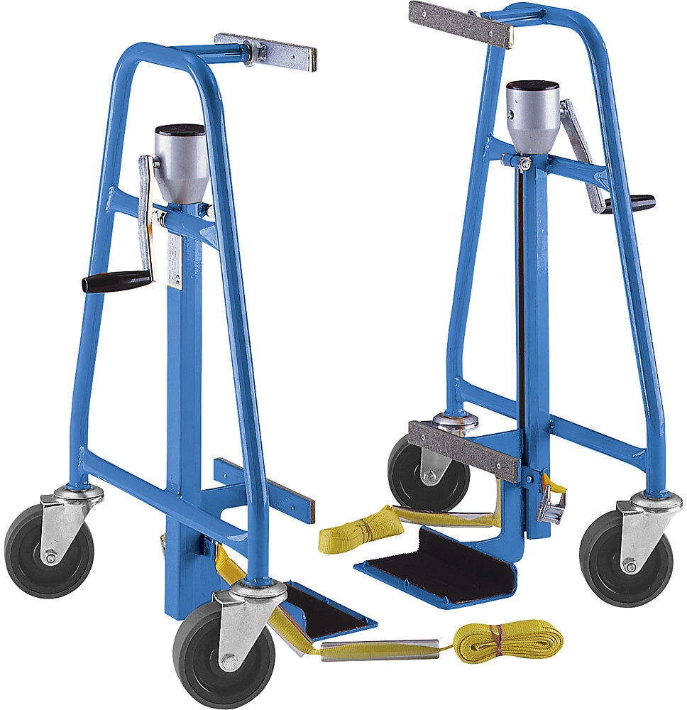 kaiserkraft Hubtransporter, mechanisch, VE 2 Stk, Tragfähigkeit 600 kg, Hub 300 mm