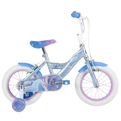 Kinderfahrrad HUFFY "Huffy Disney Frozen 14-Zoll-Fahrrad", blau, Fahrräder, Kinder, 14 Zoll (35,56cm) hinten: 14 Zoll (35,56cm)