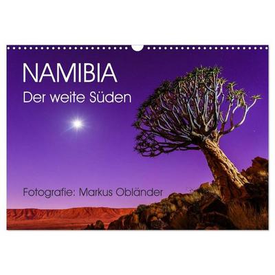 Namibia - Der weite Süden (Wandkalender 2027 DIN A3 quer), CALVENDO Monatskalender