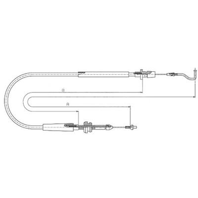 METZGER AUTOTEILE Gaszug COFLE 110636 für VW