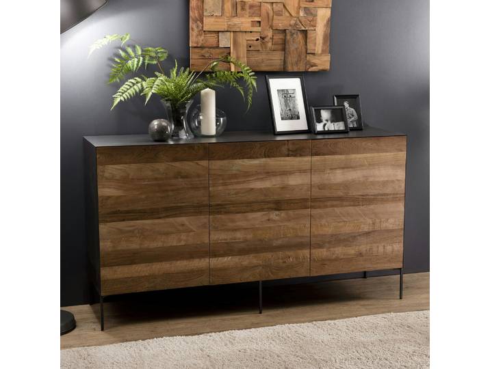 Buffet moderne teck recyclé 3 portes PANAMA