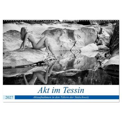 Akt im Tessin (Wandkalender 2027 DIN A2 quer), CALVENDO Monatskalender