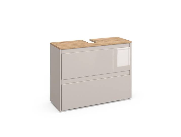 Vicco Waschbeckenunterschrank Majest Cashmere 80.1 x 62 cm mit 2 Schubladen, Kaschmir, Holzwerkstoff, Rechteckig, 80.1x62x30.1 cm, Badezimmer, Badezimmerschränke, Waschbeckenunterschränke