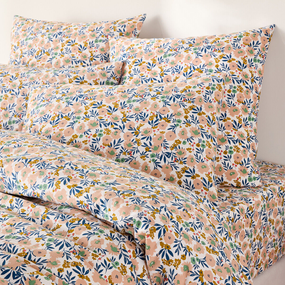 LA REDOUTE INTERIEURS Drap housse en percale de coton bonnet 30 cm Ohara
