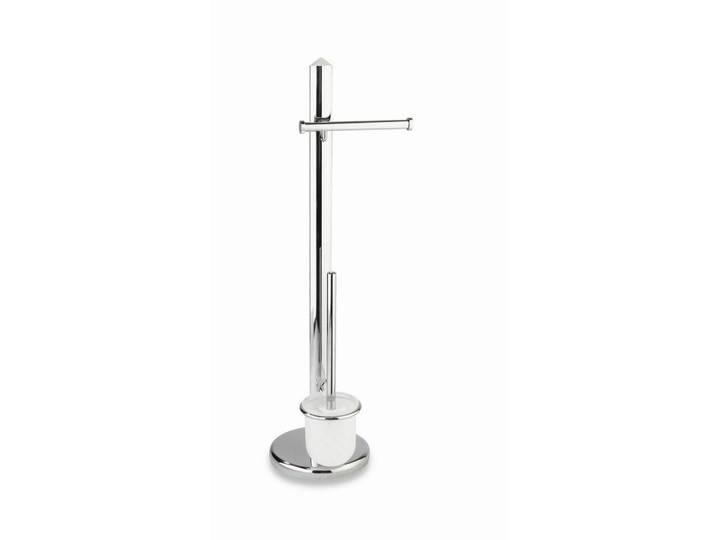 Sadena Wc-Bürstengarnitur, Weiß, Metall, 25x74.5x19 cm, Bürstenkopf abnehmbar, Bürstenkopf austauschbar, Badezimmer, WC Ausstattung, WC-Bürsten
