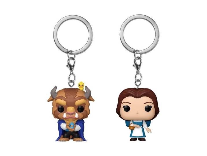POP Keychain: La Belle et la Bête- Belle et Bête (2Pcs)