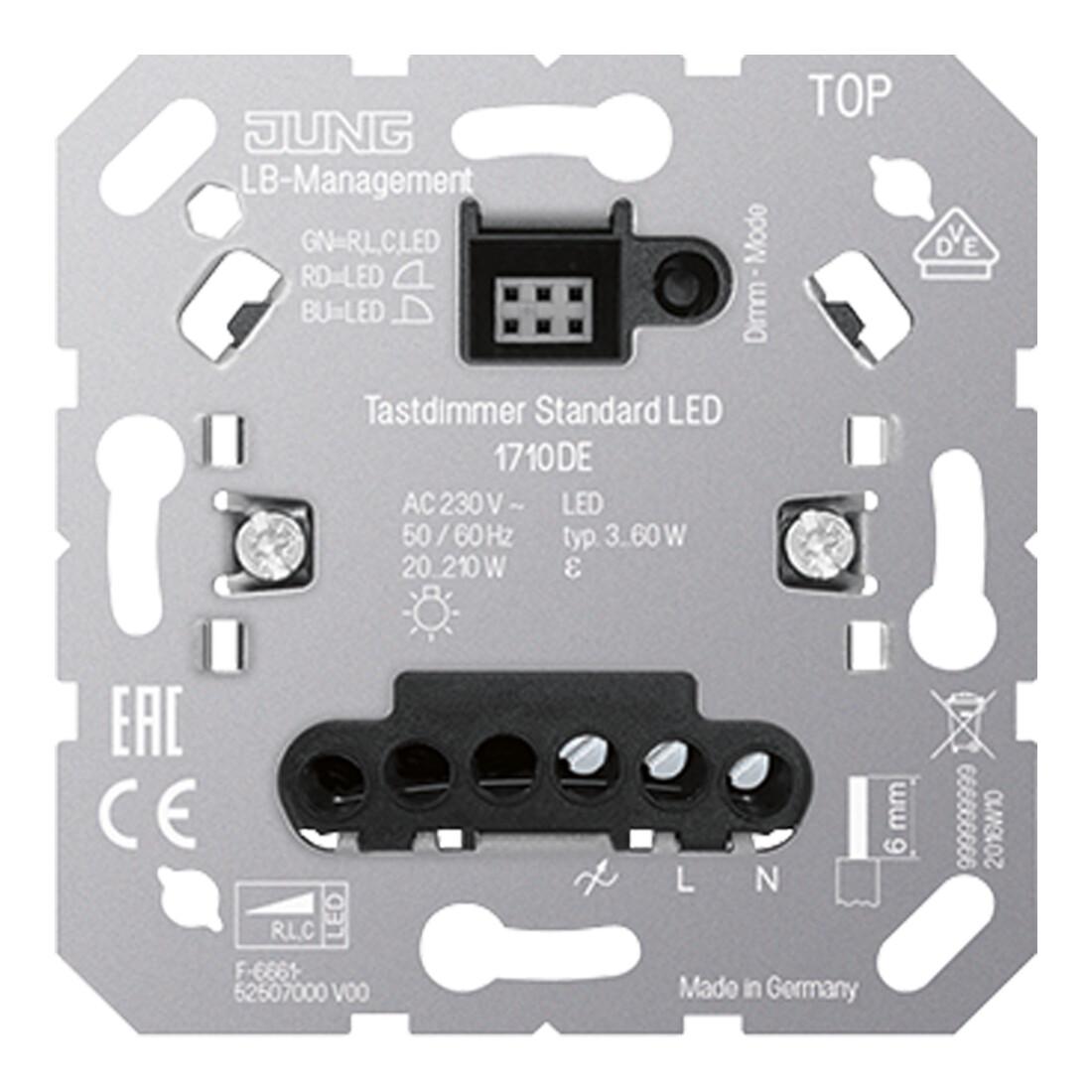 Jung LED-Tastdimmer Standard 1710 DE (1710DE)