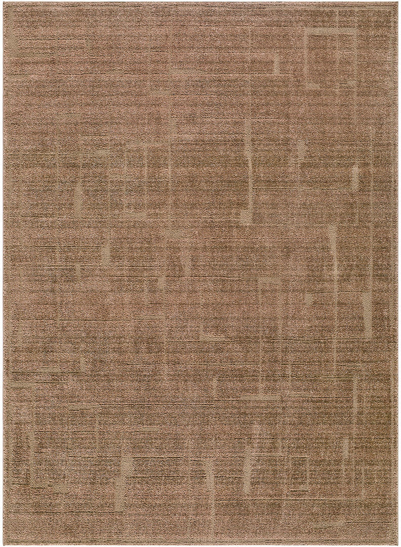 17 Stories Rectangle Geometric Washable Area Rug Dark Brown Rectangle 160 x 213cm