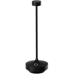 Lumisky RUBY Kabellose Tischleuchte H25CM Stahl Schwarz