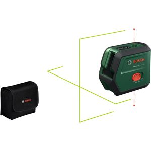Bosch Kreuzlinienlaser 0603663G00 AdvancedLevel 2G, grüne Laser, selbstnivellierend, mit Tasche und Akku