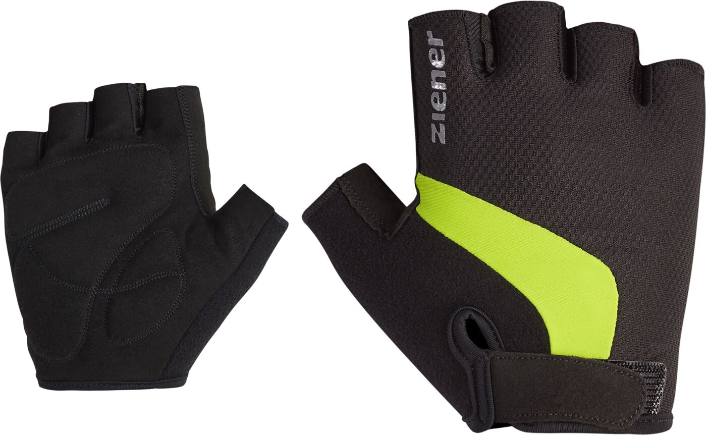 Fahrradhandschuhe ZIENER "CRIDO-Z", Herren, Gr. 9, grün (lime grün), Materialmix, Handschuhe Fahrradhandschuhe lime grün 9