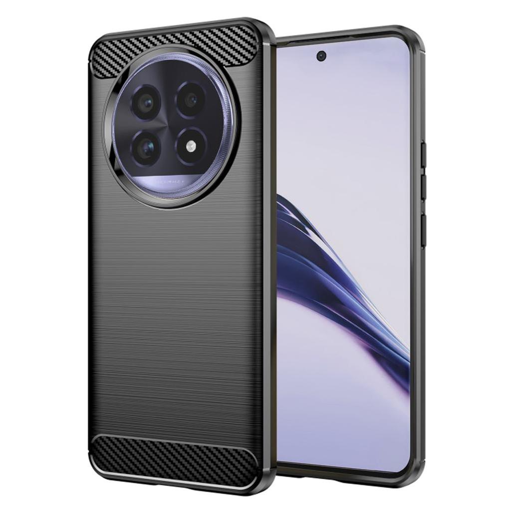 Techsuit - Carbon Silicone - Realme 13 Pro / 13 Pro+ - Black (Realme 13 Pro) (56359563)