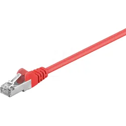 GOOBAY 50150 - Cat.5e F/UTP Patchkabel CCA rot 0,5 m