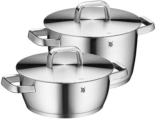 WMF Kochtopf Set 2-teilig ICONIC  silber EG