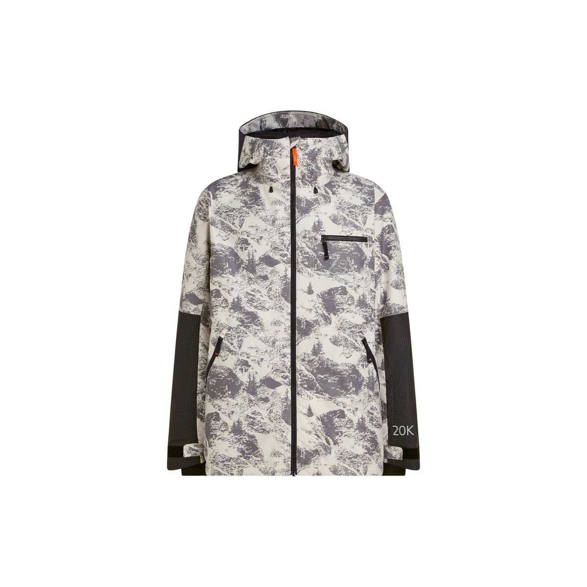 O'Neill Fwc'peak Snow Jacket grey mountain landscape (38036) L 2500156-38036-L