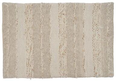 Saro Lifestyle Placemats With Fringe Stripe Design (Set of 4)