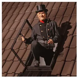 VELUX Dachausstieg GVT 103 für Kalträume wärmegedämmt Schwarz Dachfenster
