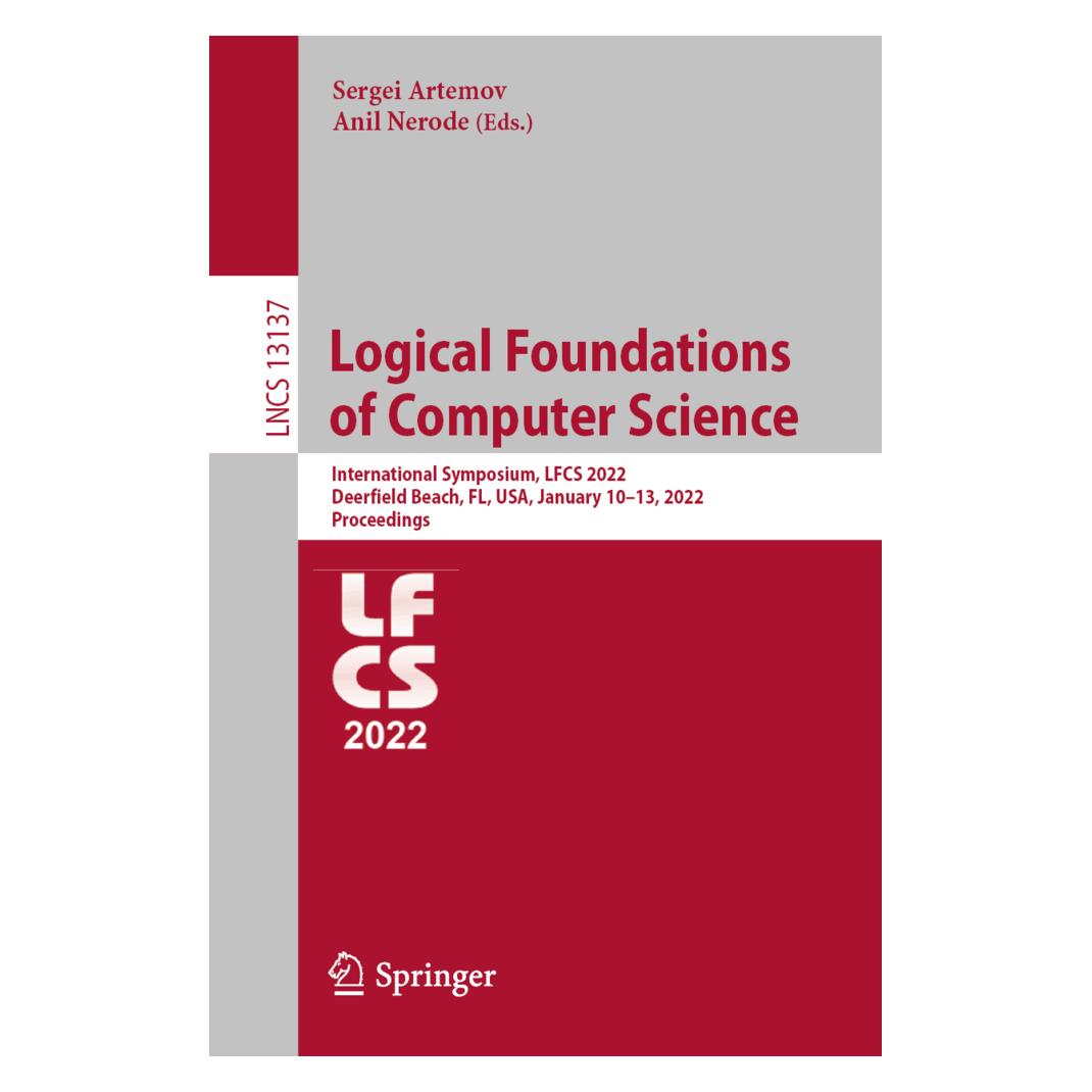 Springer Logical Foundations of Computer Science (Englisch, Softcover, Anil Nerode, Sergei Artemov) (56222510)
