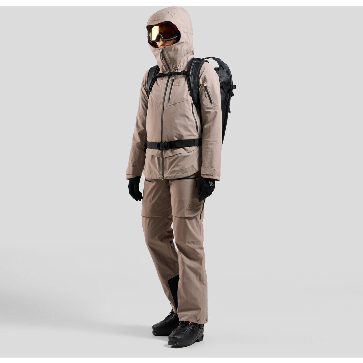 Odlo The X-alp 3L Hardshell Snow Pants cinder (10197) 42 560521-10197-42